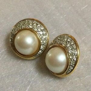 Vintage Monet Clip Earrings